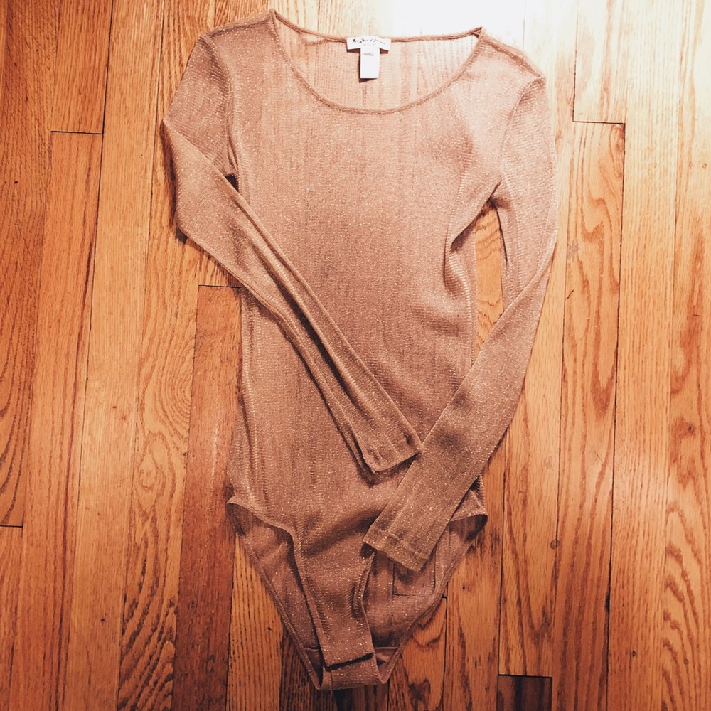 For Love & Lemons sparkly sheer body suit Size S